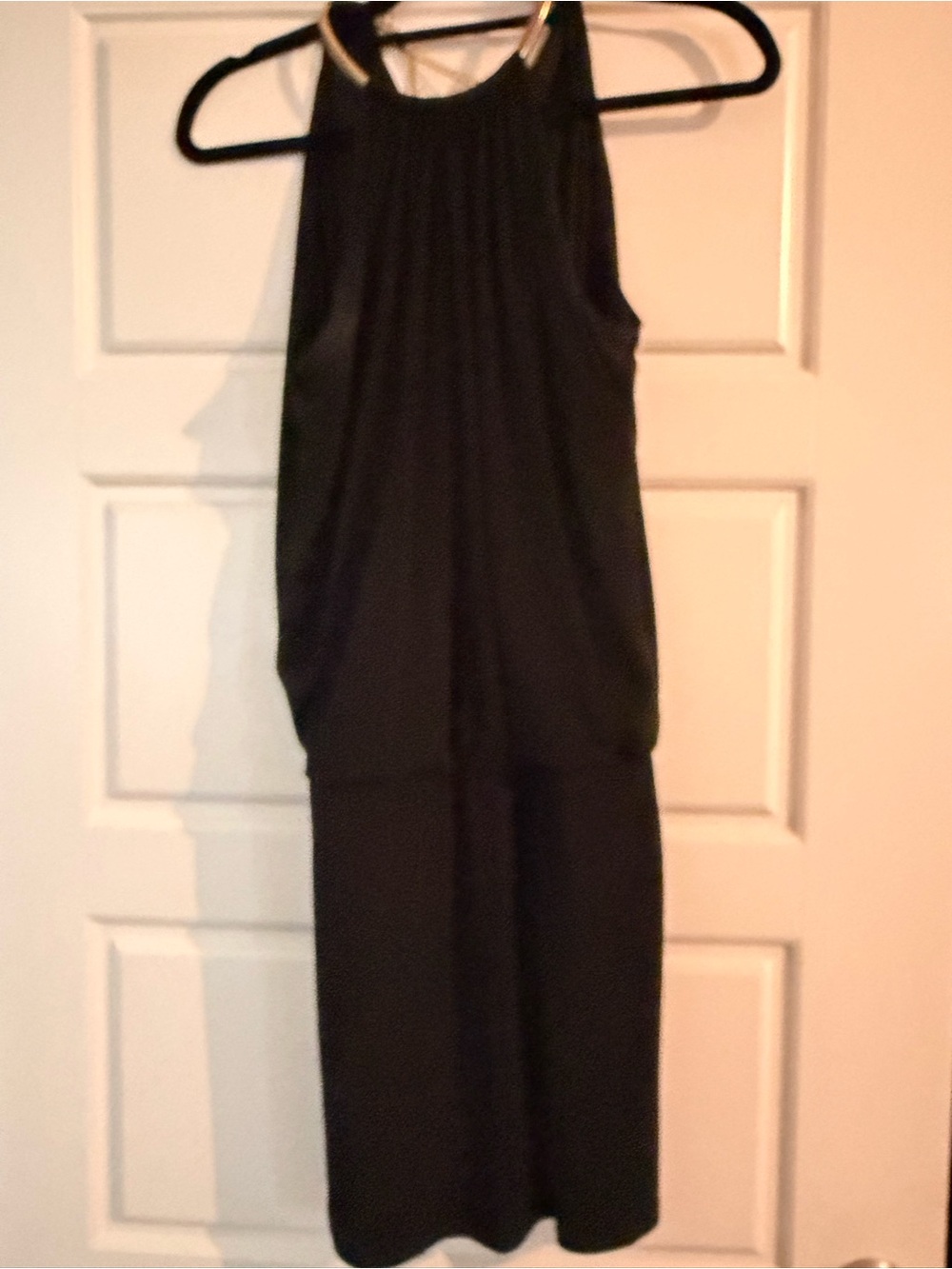 Jessica Simpson Black Halter-Neck Jumpsuit
